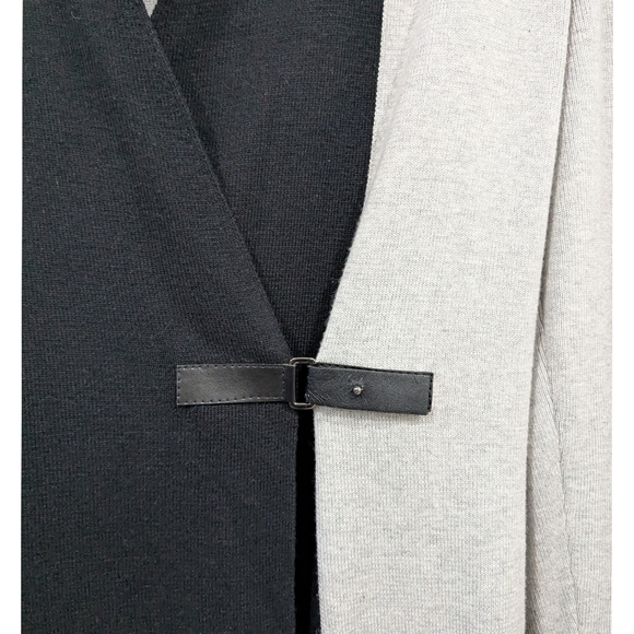 Lafayette 148 Colorblock Buckle Cardigan - Picture 3 of 8